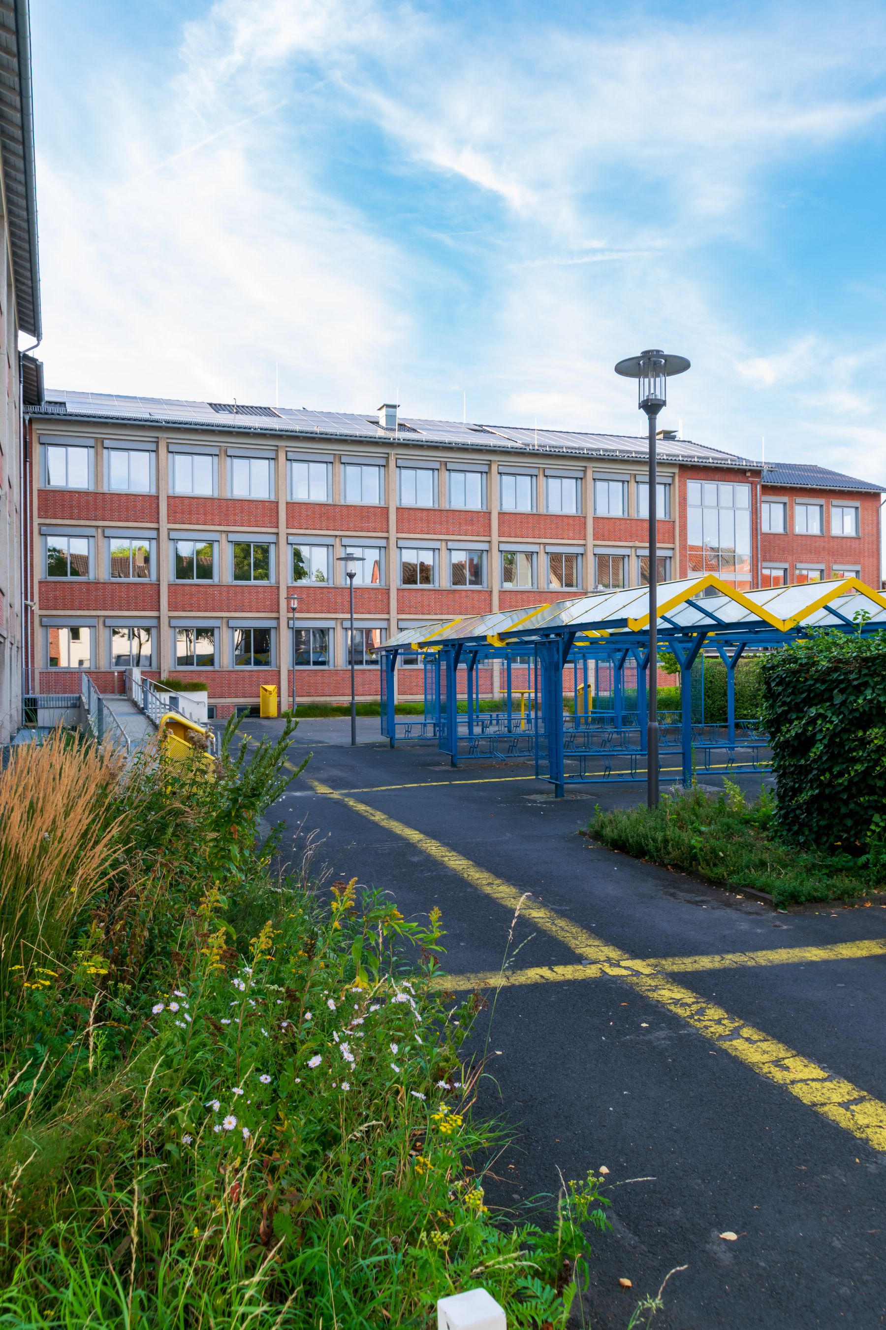 Representative school building exterior